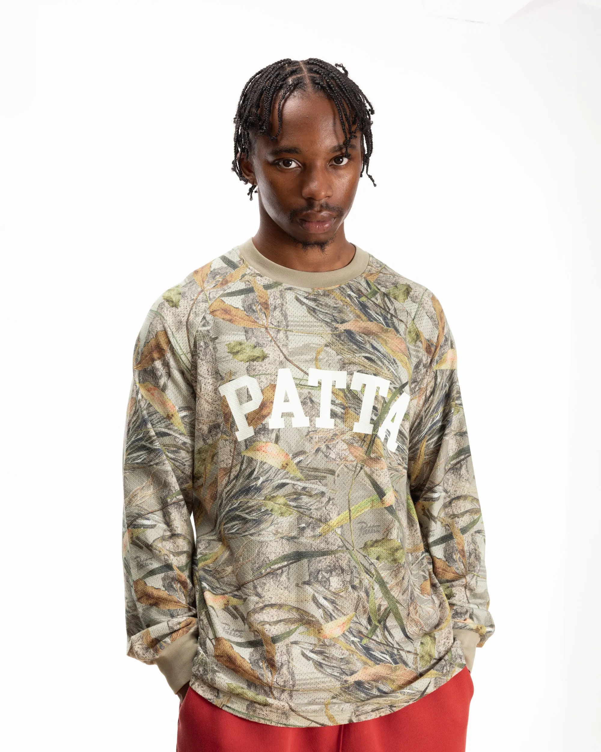 Patta Nature Print Longsleeve Mesh Jersey (Nature Print)