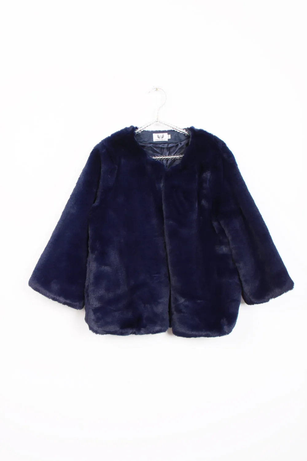 Plain Ultra Soft Faux Fur Jacket Coat