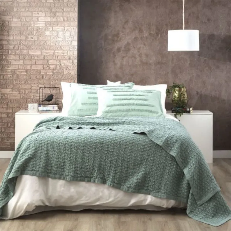 Renee Taylor Lexico Cotton Waffle Blanket