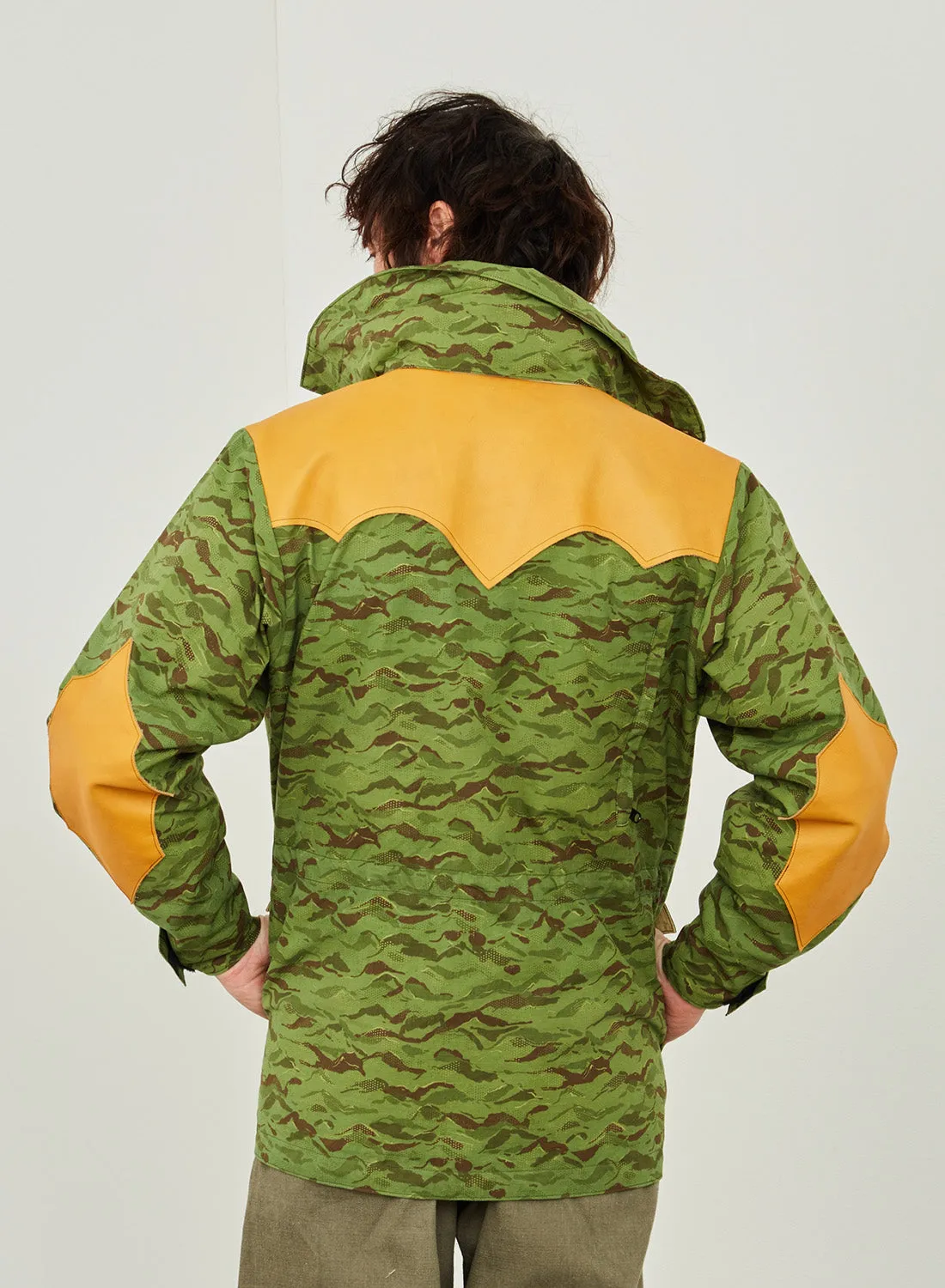 Rocky Mountain Featherbed x Nigel Cabourn Mountain Parka Mountain Camo in Green