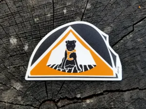 Tent Camping Pup Waterproof Sticker