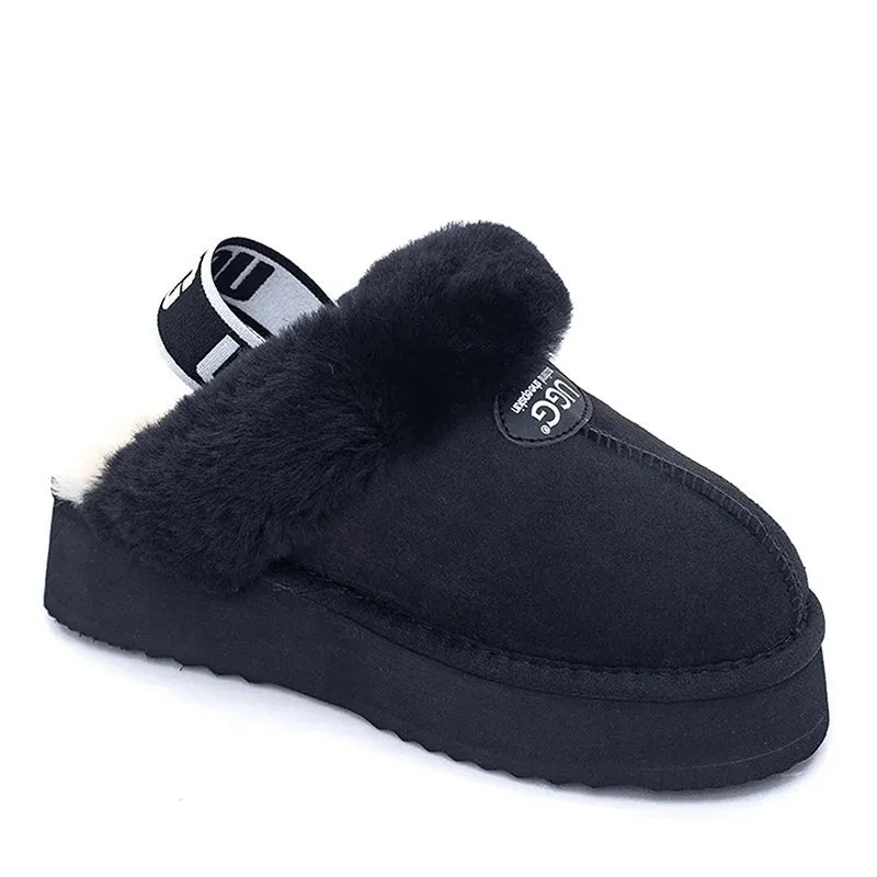 UGG Premium Platform Fluffy Scuff