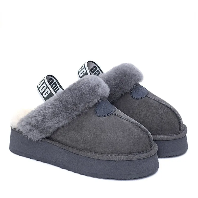 UGG Premium Platform Fluffy Scuff