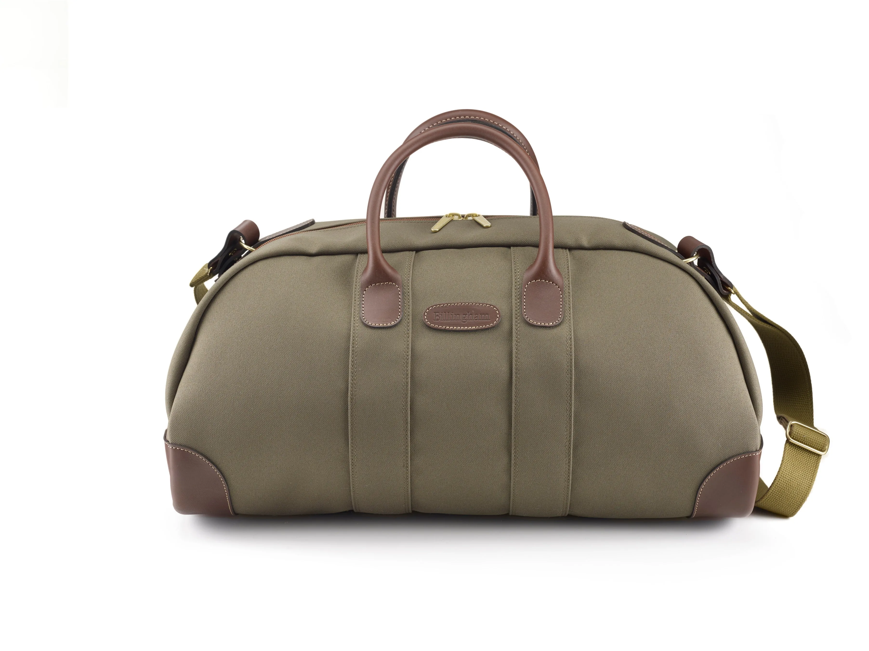 Weekender Bag - Sage FibreNyte / Chocolate Leather