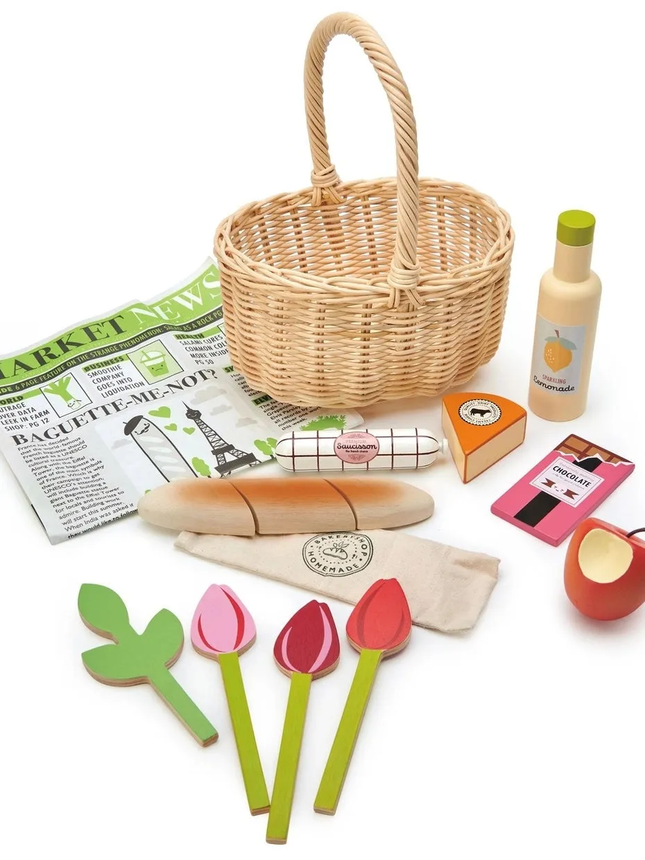 Wicker Shopping Basket